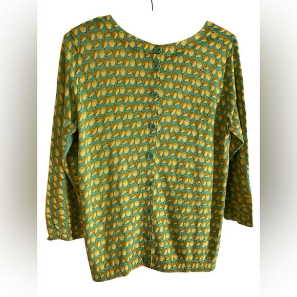 Talbots Button Back Pears Sweater Size L - Picture 2 of 5